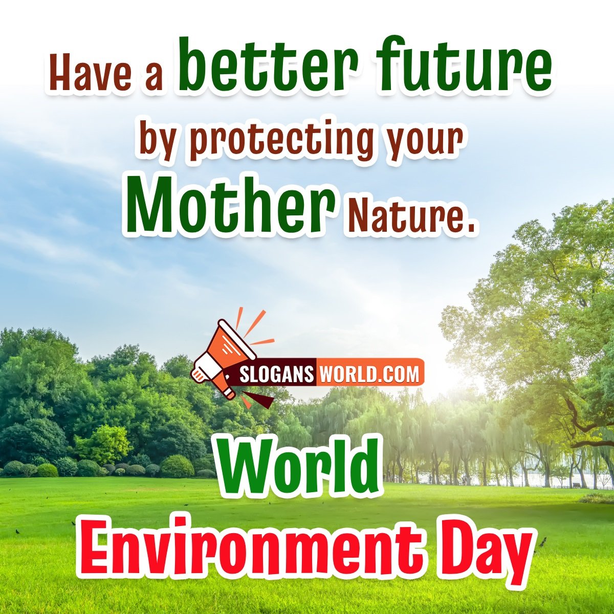 Slogans On World Environment Day