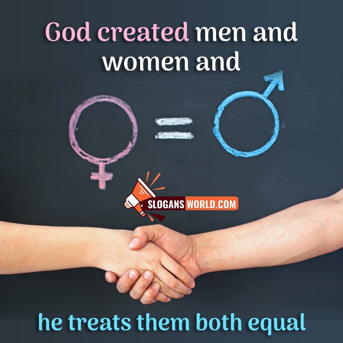 Catchy Gender Equality Slogan