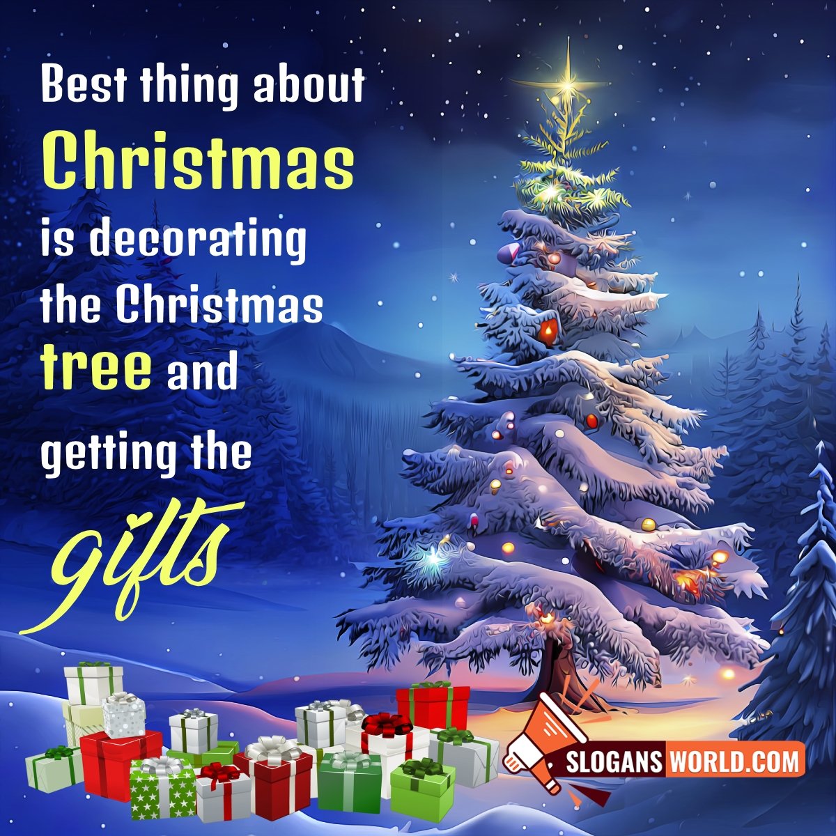 Best Christmas Tree Slogans