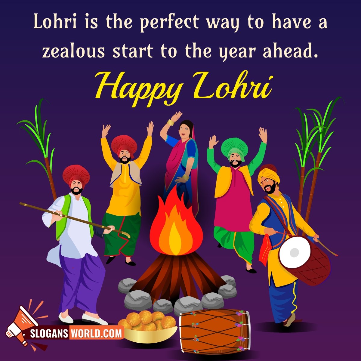 Happy Lohri Slogan