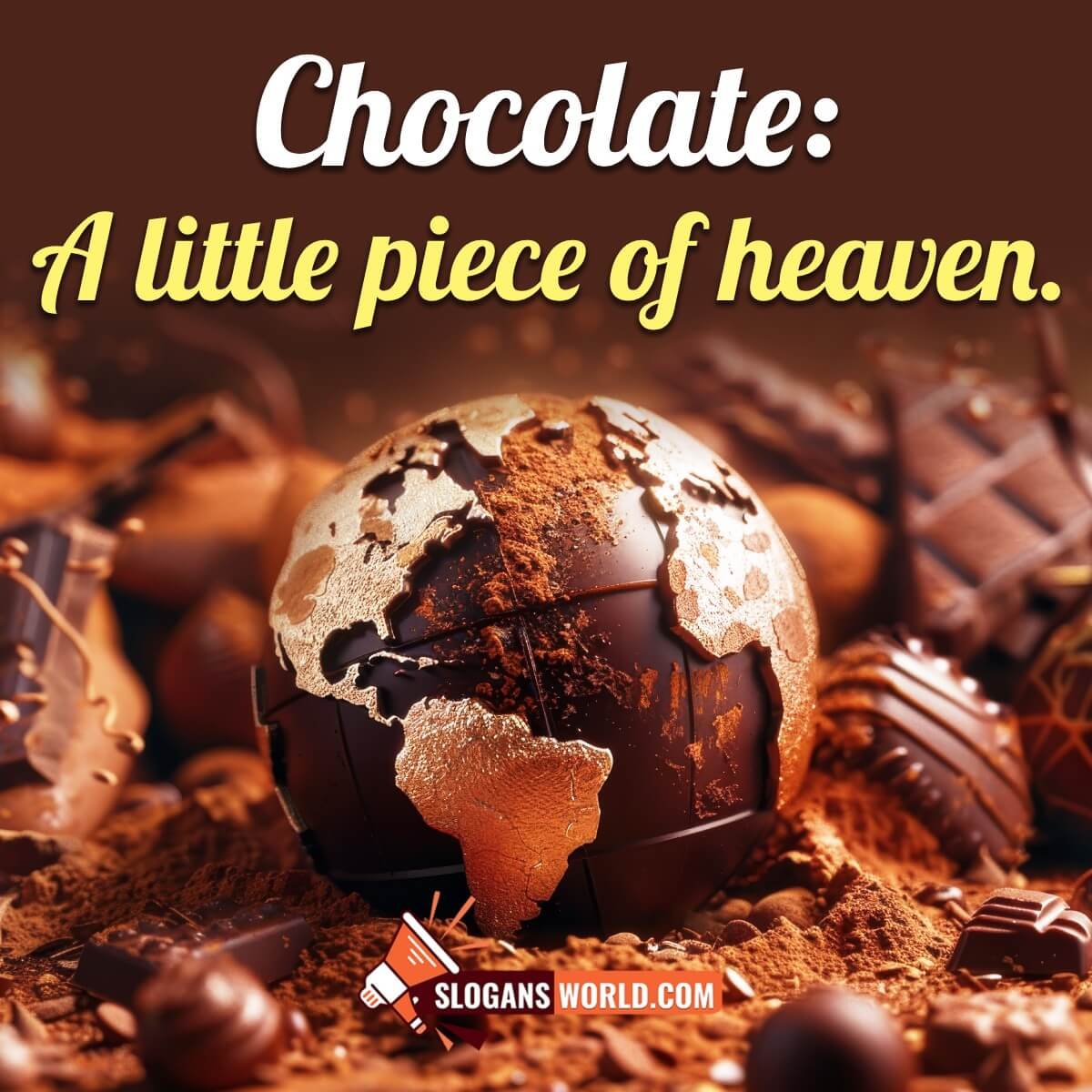 Chocolate: A Little Piece Of Heaven.