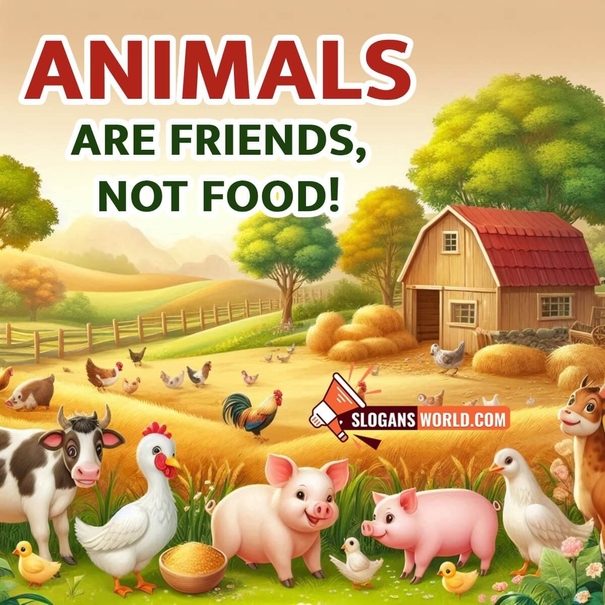 Animals Are Friends, Not Food