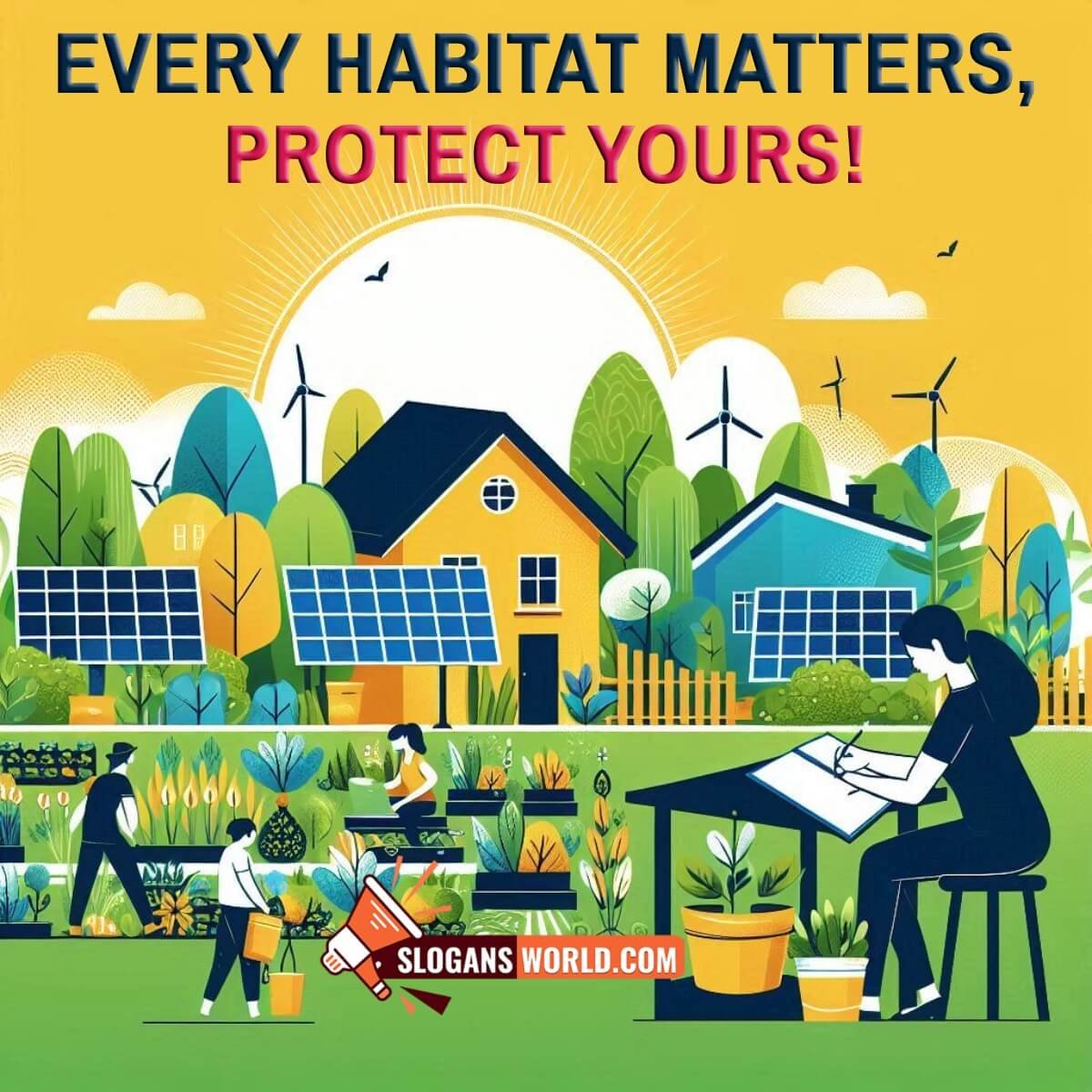 Every Habitat Matters—protect Yours